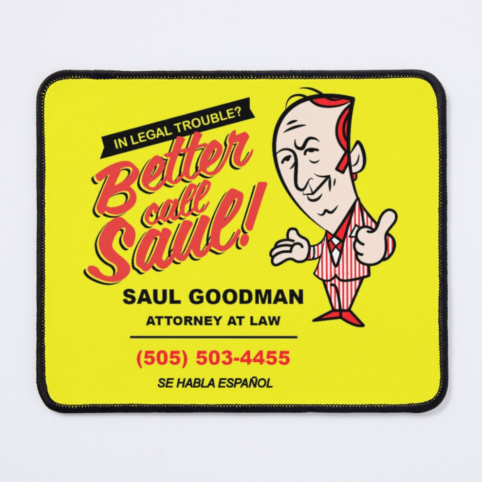 Mouse Pad Better Call Saul Saul Goodman Breaking Bad 11.8 X 9.8 Inch Computer Mat Gaming Office Mousepad 7802738135381