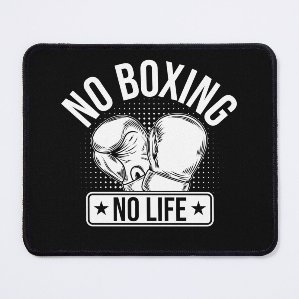 Mouse Pad No Boxing No Life. Life Is Better In Boxing Gloves 11.8 X 9.8 Inch Computer Mat Gaming Office Mousepad 7802738155457