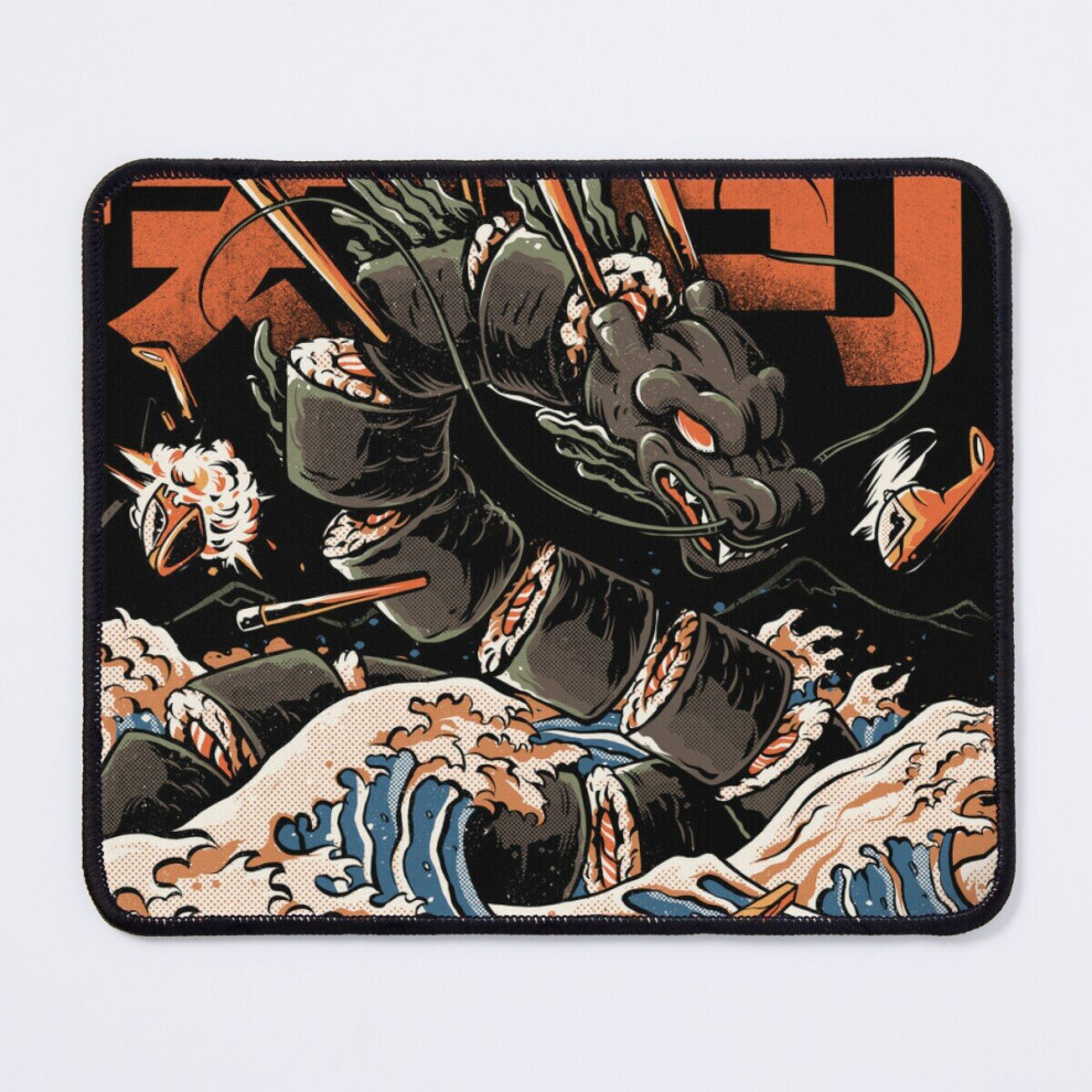 Mouse Pad The Sushi Dragon 11.8 X 9.8 Inch Computer Mat Gaming Office Mousepad Black 7802738122435