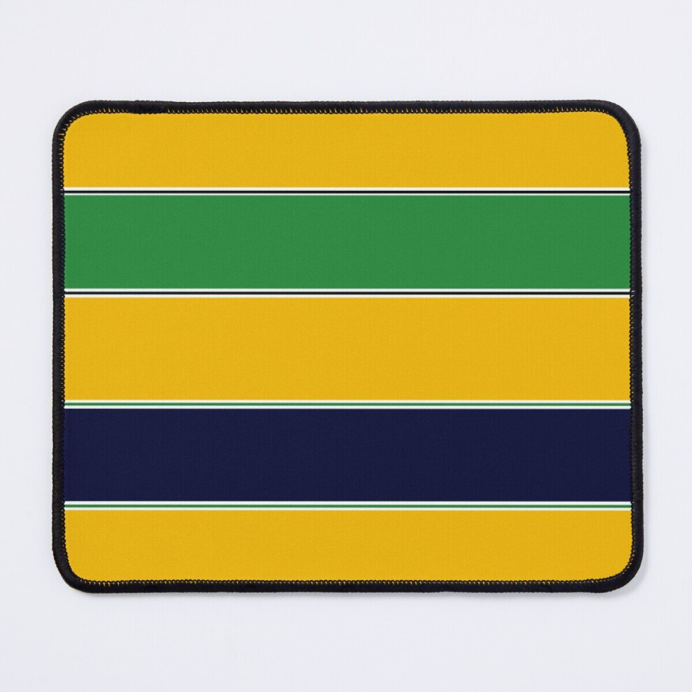Mouse Pad Ayrton Senna Colour Scheme 11.8 X 9.8 Inch Computer Mat Gaming Office Mousepad 7802738124880
