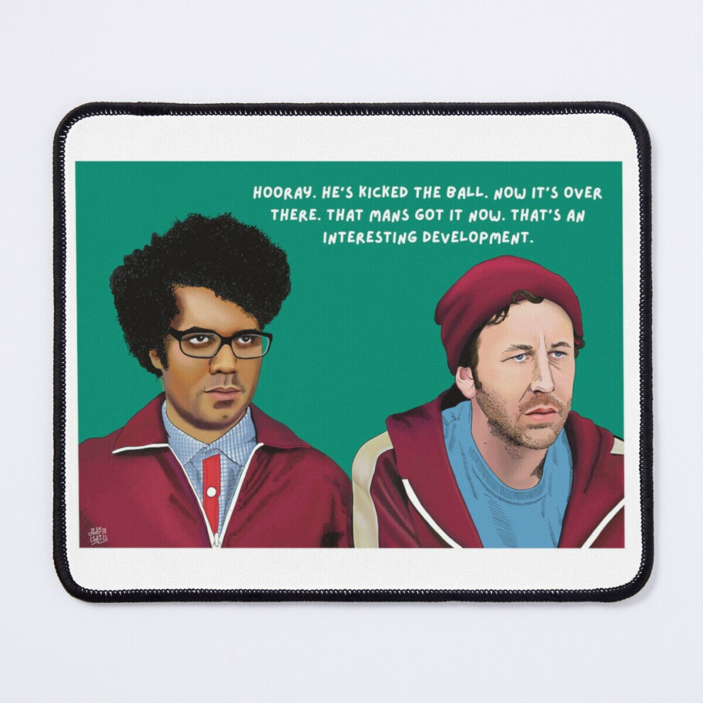 Mouse Pad Moss And Roy At The Football, It Crowd. 11.8 X 9.8 Inch Computer Mat Gaming Office Mousepad 7802738205671