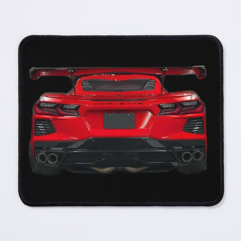 Mouse Pad Corvette C8 8Th Generation 2020 Rear With A Mean Wing 11.8 X 9.8 Inch Computer Mat Gaming Office Mousepad 7802738132984