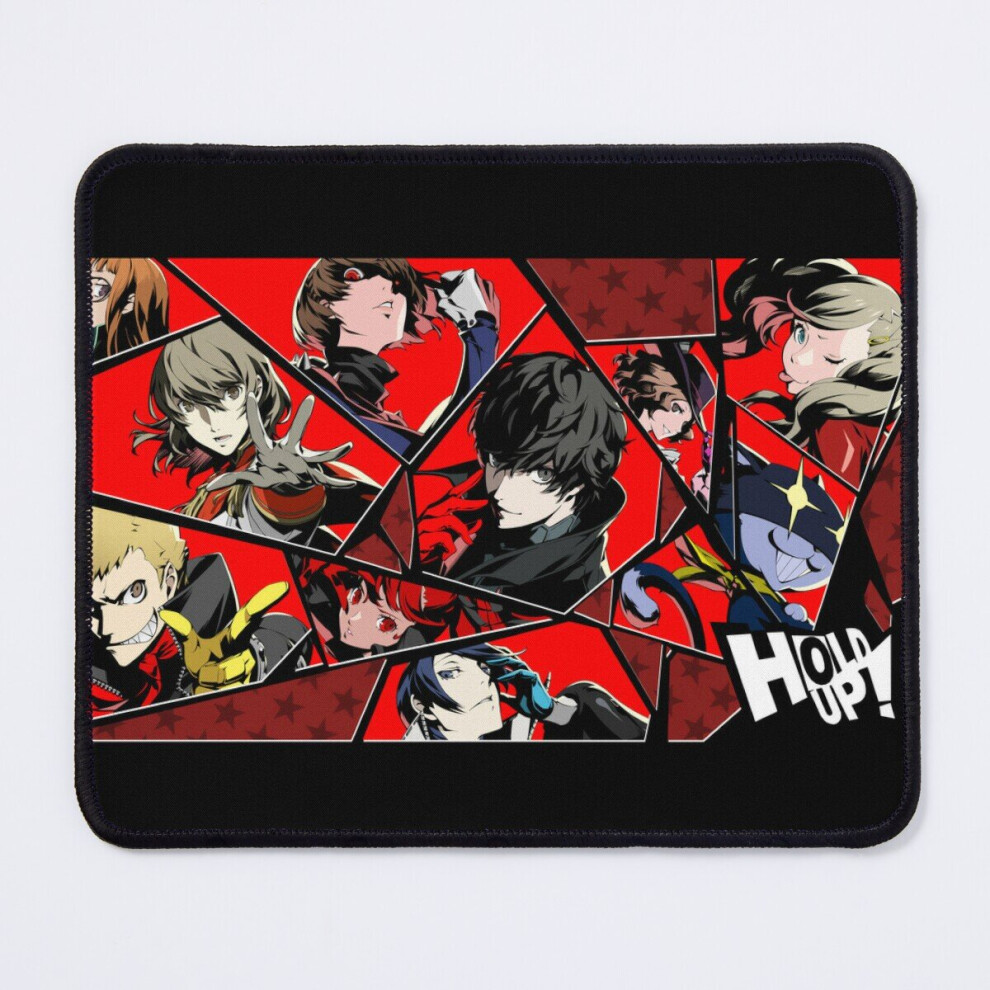 Mouse Pad Persona 5 Royal "Hold Up!" Shattered Glass Group Collage 11.8 x 9.8 inch Computer Mat Gaming Office Mousepad
