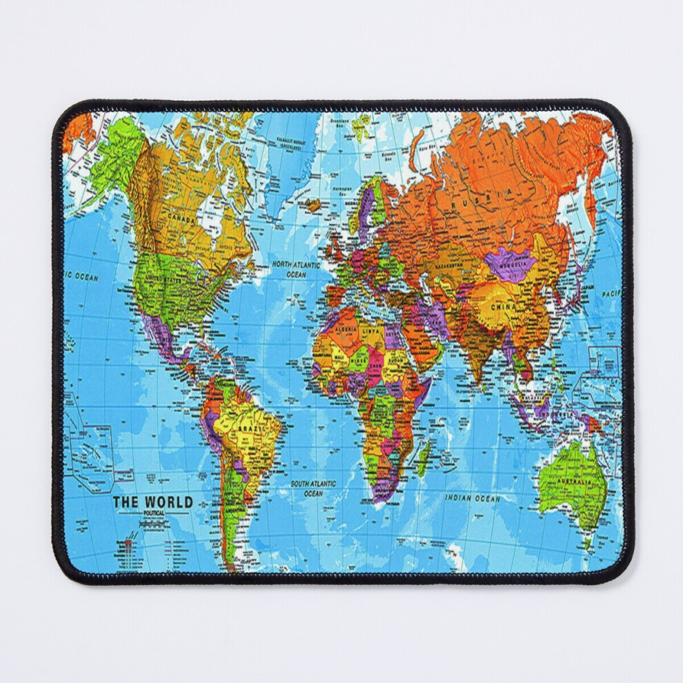 Mouse Pad The World Map 11.8 X 9.8 Inch Computer Mat Gaming Office Mousepad 7802738168419