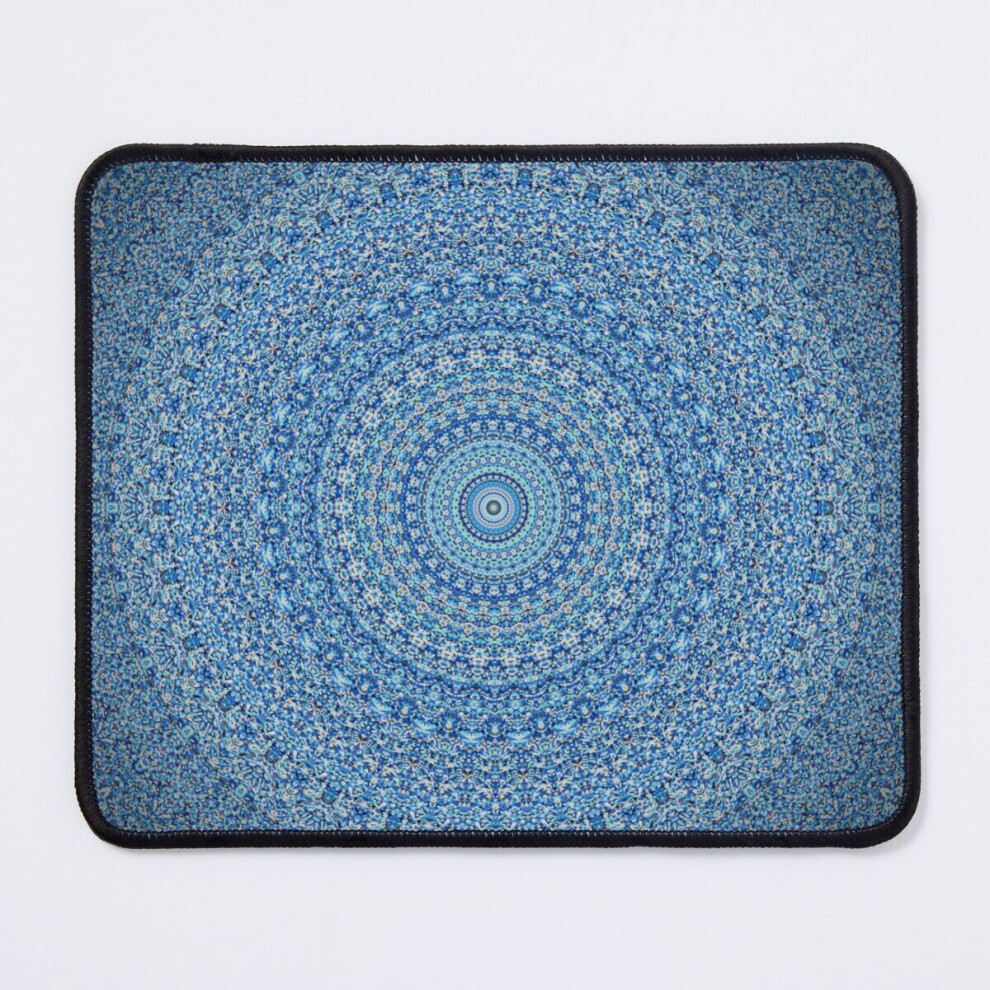 Mouse Pad Mandala Art 11.8 X 9.8 Inch Computer Mat Gaming Office Mousepad Blue 7802738186550