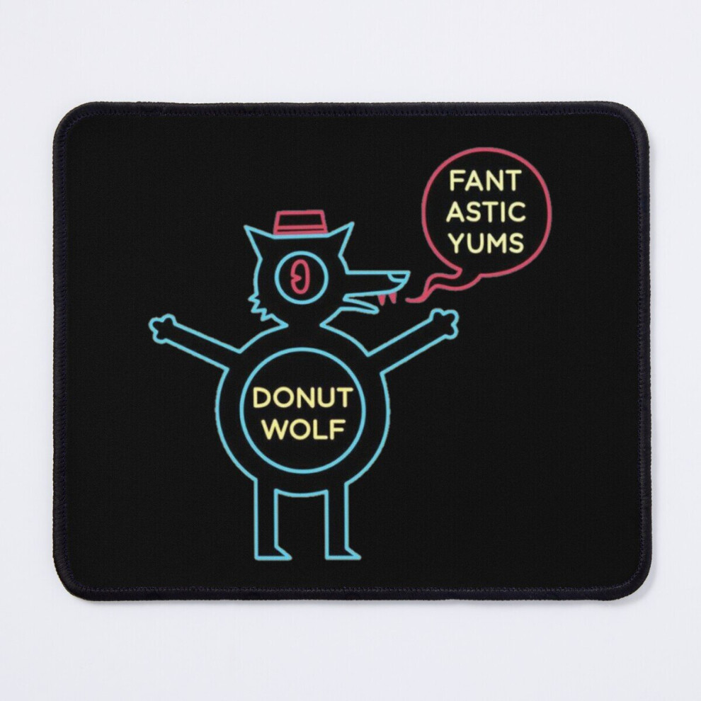 Mouse Pad Night In The Woods - Donut Wolf 11.8 X 9.8 Inch Computer Mat Gaming Office Mousepad 7802738159967