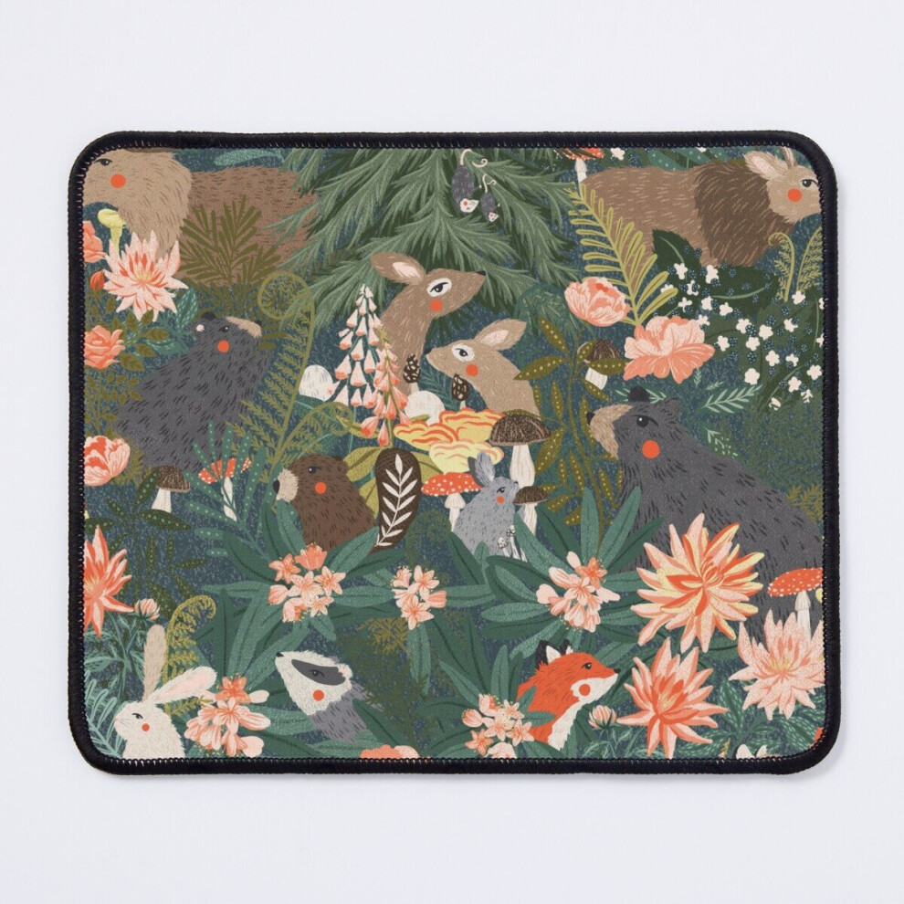 Mouse Pad Flora Fauna Of Washington 11.8 X 9.8 Inch Computer Mat Gaming Office Mousepad 7802738114935