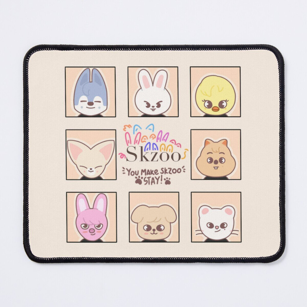 Mouse Pad Stray Kids - Skzoo 11.8 X 9.8 Inch Computer Mat Gaming Office Mousepad 7802738135442