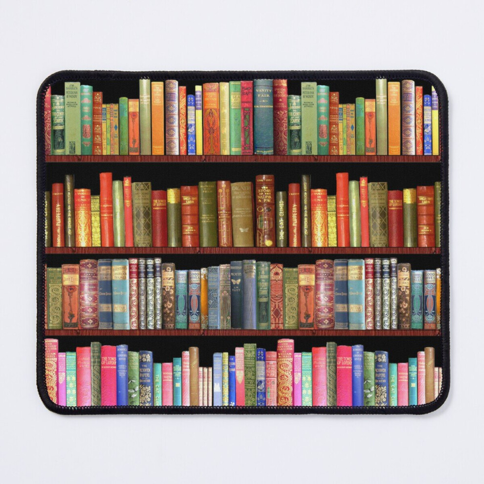 Mouse Pad Bookworm Antique Book Library, Vintage Book Shelf 11.8 X 9.8 Inch Computer Mat Gaming Office Mousepad 7802738190533