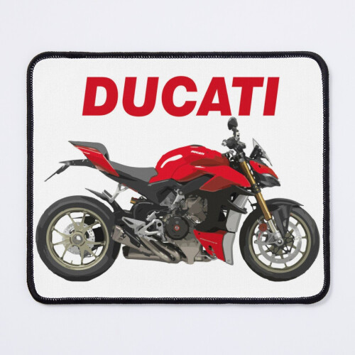 Mouse Pad Ducati Streetfighter V4 S 11.8 x 9.8 inch Computer Mat Gaming Office Mousepad