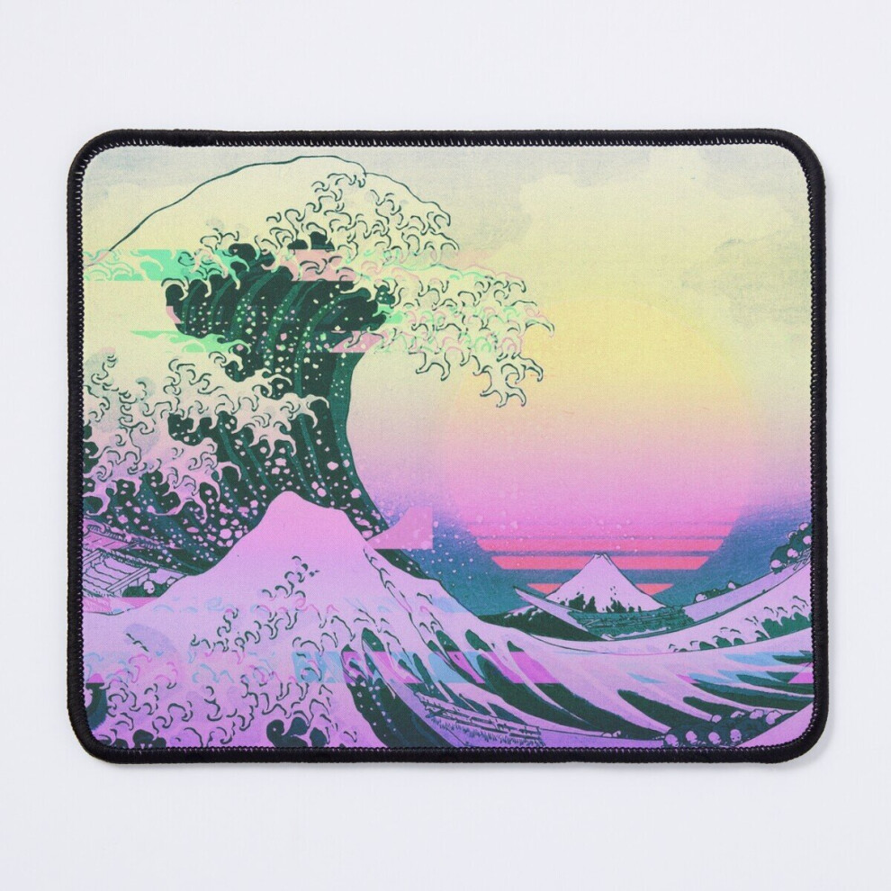 Mouse Pad Aesthetic Vaporwave Great Wave Off Kanagawa Retro 11.8 X 9.8 Inch Computer Mat Gaming Office Mousepad 7802738118001