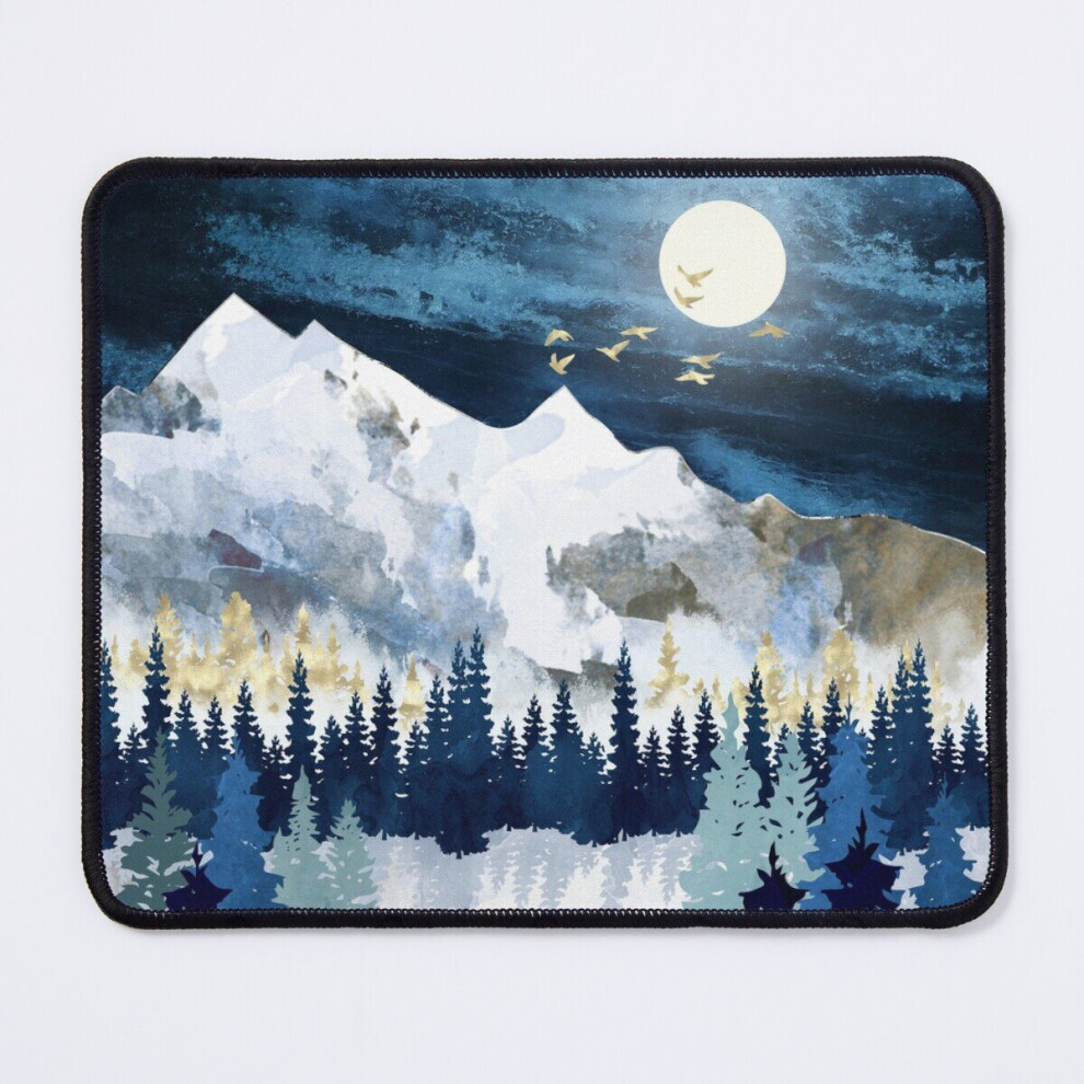 Mouse Pad Moonlit Snow 11.8 X 9.8 Inch Computer Mat Gaming Office Mousepad 7802738113020