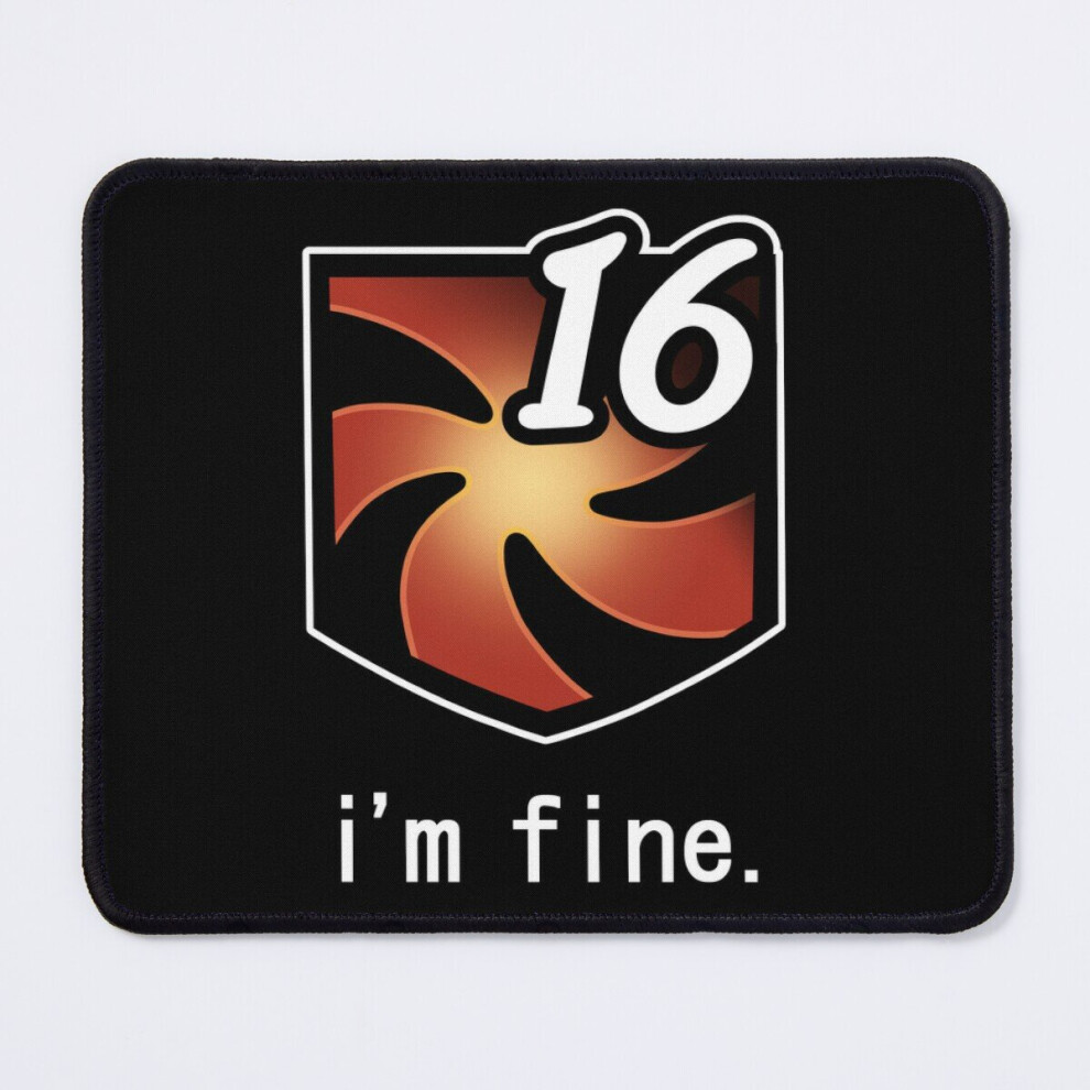 Mouse Pad "I'm Fine" Vuln Stacks [Ffxiv] 11.8 X 9.8 Inch Computer Mat Gaming Office Mousepad 7802738123050