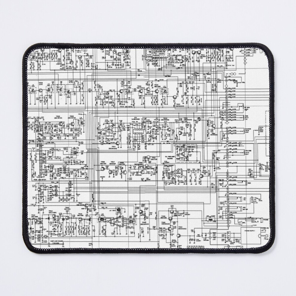Mouse Pad Circuit Board Diagram Electronic Schematic Printed Engineering 11.8 X 9.8 Inch Computer Mat Gaming Office Mousepad 7802738135473