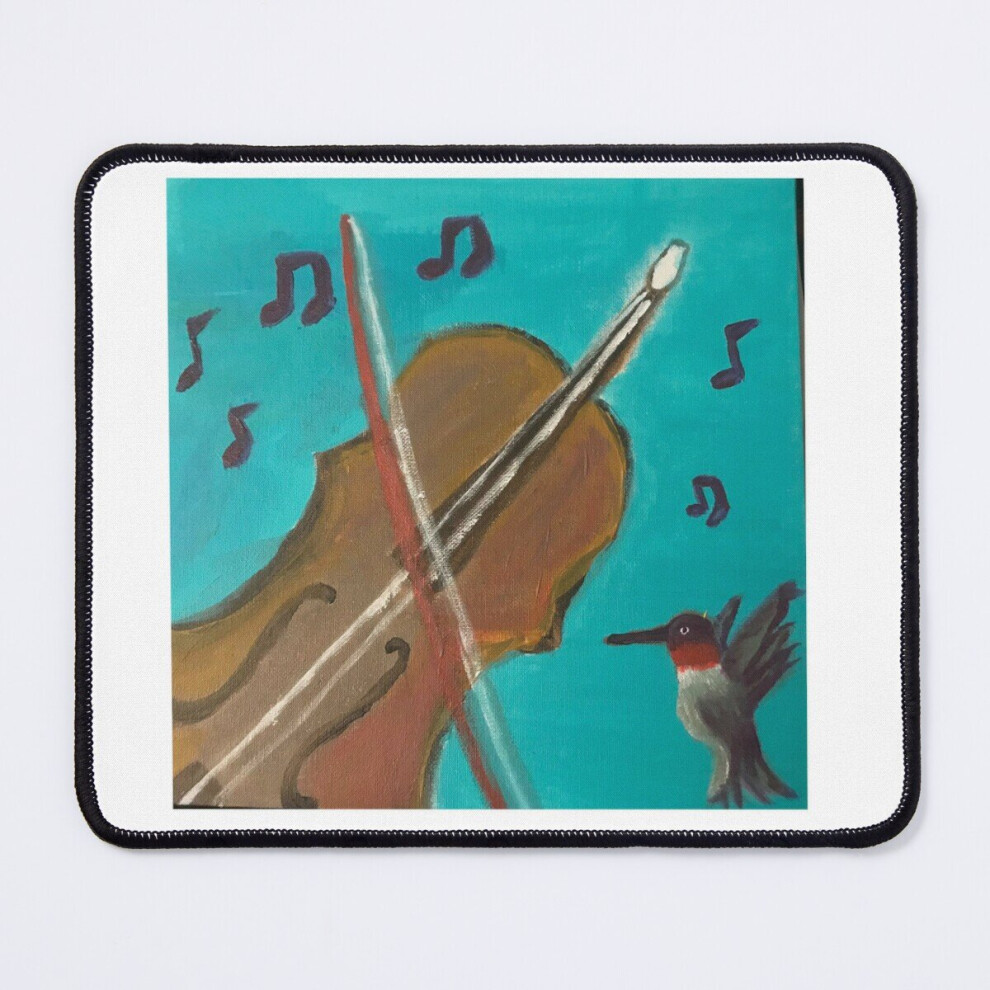Mouse Pad Hummingbird Violin 11.8 X 9.8 Inch Computer Mat Gaming Office Mousepad 7802738123074