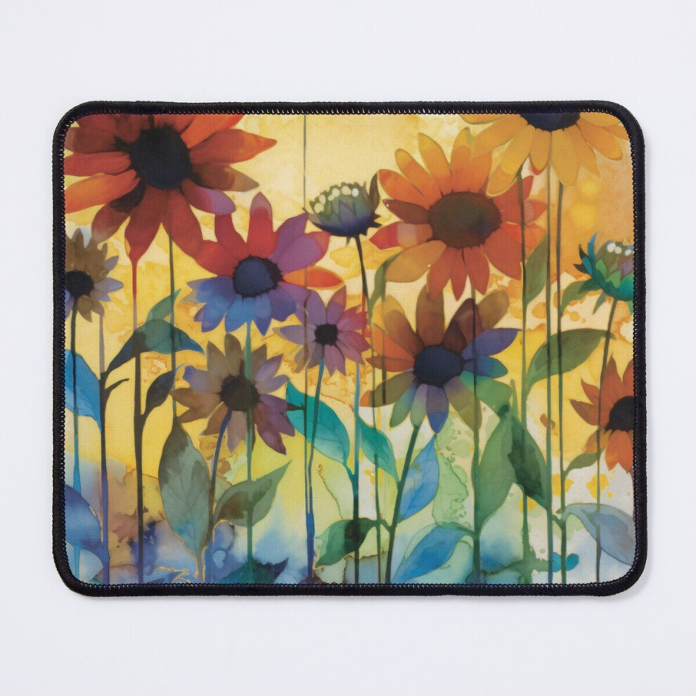 Mouse Pad Watercolor Sunflower Pattern 11.8 X 9.8 Inch Computer Mat Gaming Office Mousepad 7802738190120