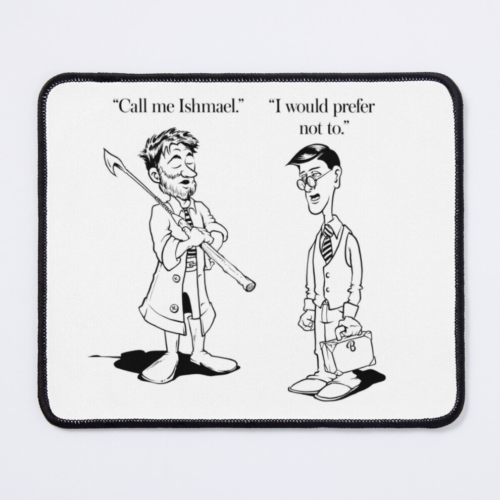 Mouse Pad Ishmael Meets Bartleby 11.8 X 9.8 Inch Computer Mat Gaming Office Mousepad 7802738150612