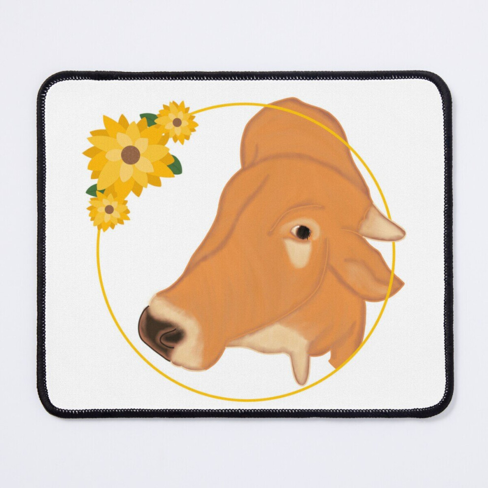 Mouse Pad Sunflower Cow 11.8 X 9.8 Inch Computer Mat Gaming Office Mousepad 7802738204643