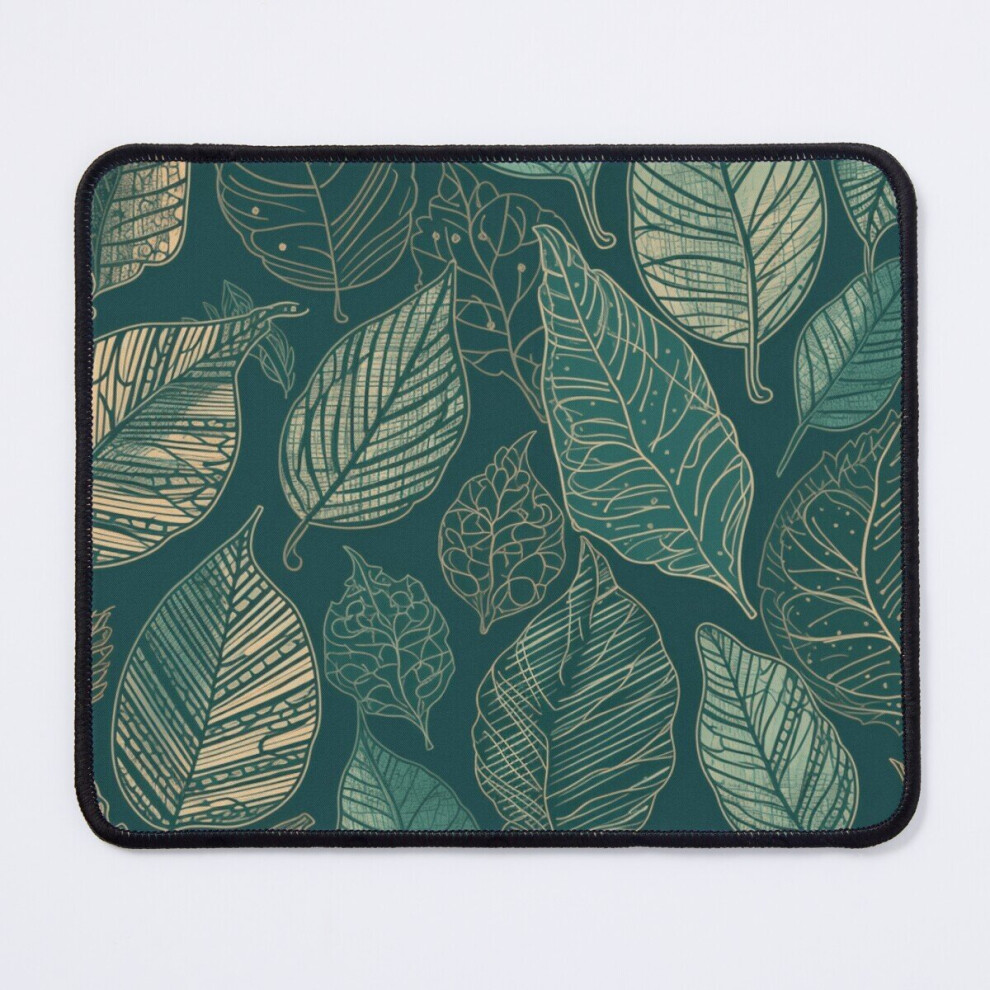 Mouse Pad Leaf Pattern 11.8 X 9.8 Inch Computer Mat Gaming Office Mousepad 7802738189964