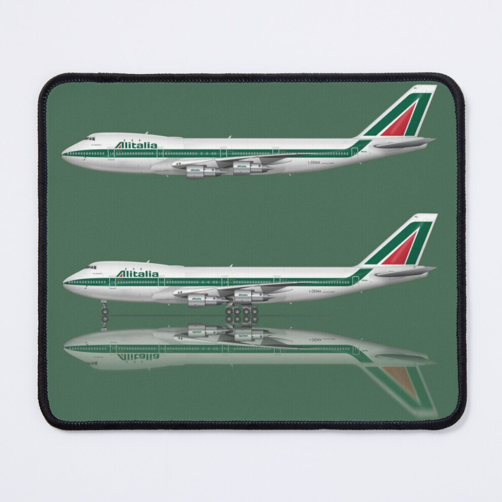 Mouse Pad Alitalia 747-100 11.8 X 9.8 Inch Computer Mat Gaming Office Mousepad 7802738144178