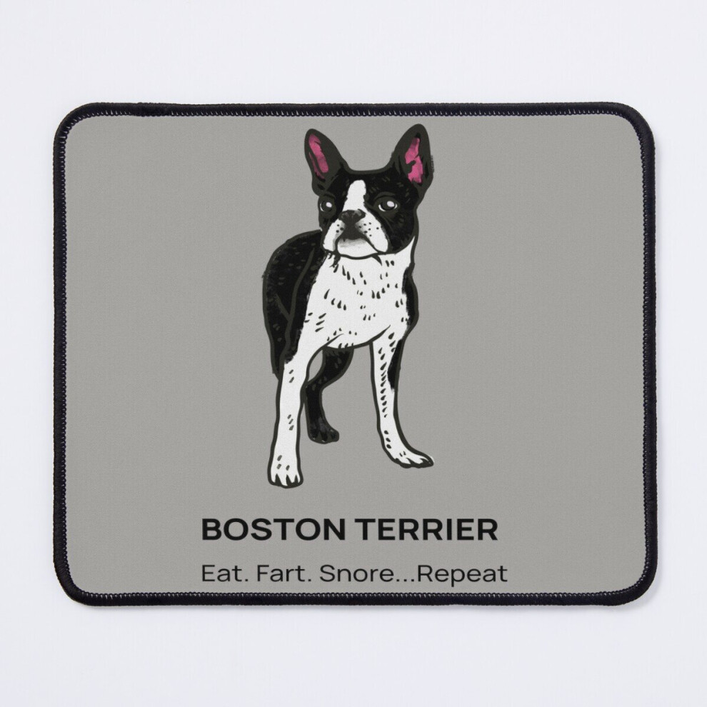 Mouse Pad Funny Dog Boston Terrier 11.8 X 9.8 Inch Computer Mat Gaming Office Mousepad 7802738195415
