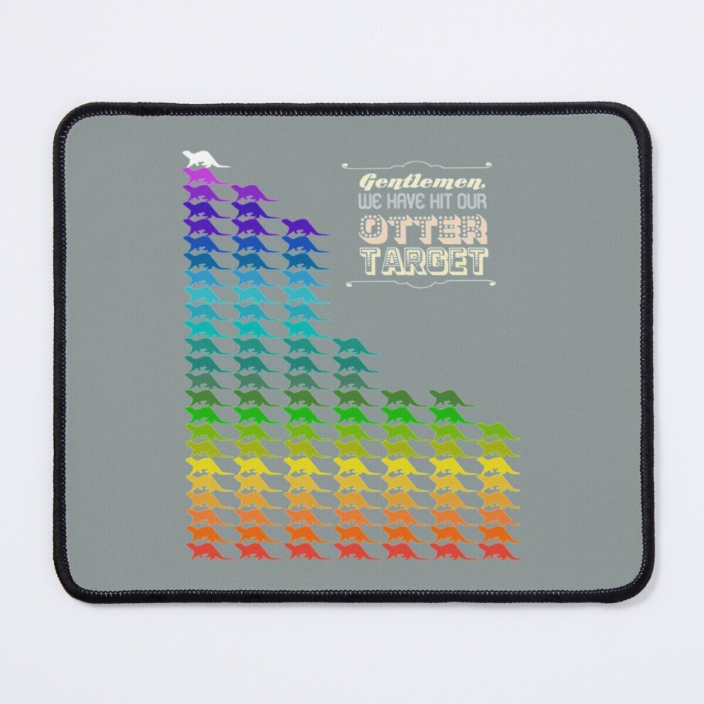 Mouse Pad Gentlemen, We Have Hit Our Otter Target 11.8 X 9.8 Inch Computer Mat Gaming Office Mousepad 7802738207705