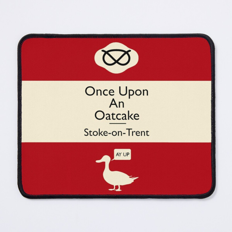 Mouse Pad Once Upon An Oatcake - Stoke-On-Trent 11.8 X 9.8 Inch Computer Mat Gaming Office Mousepad 7802738120035