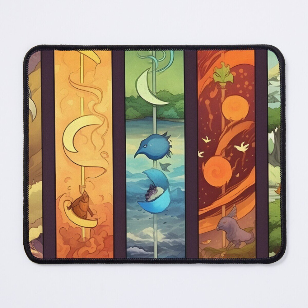 Mouse Pad Five Elements Abstract Imagination 11.8 X 9.8 Inch Computer Mat Gaming Office Mousepad 7802738154429