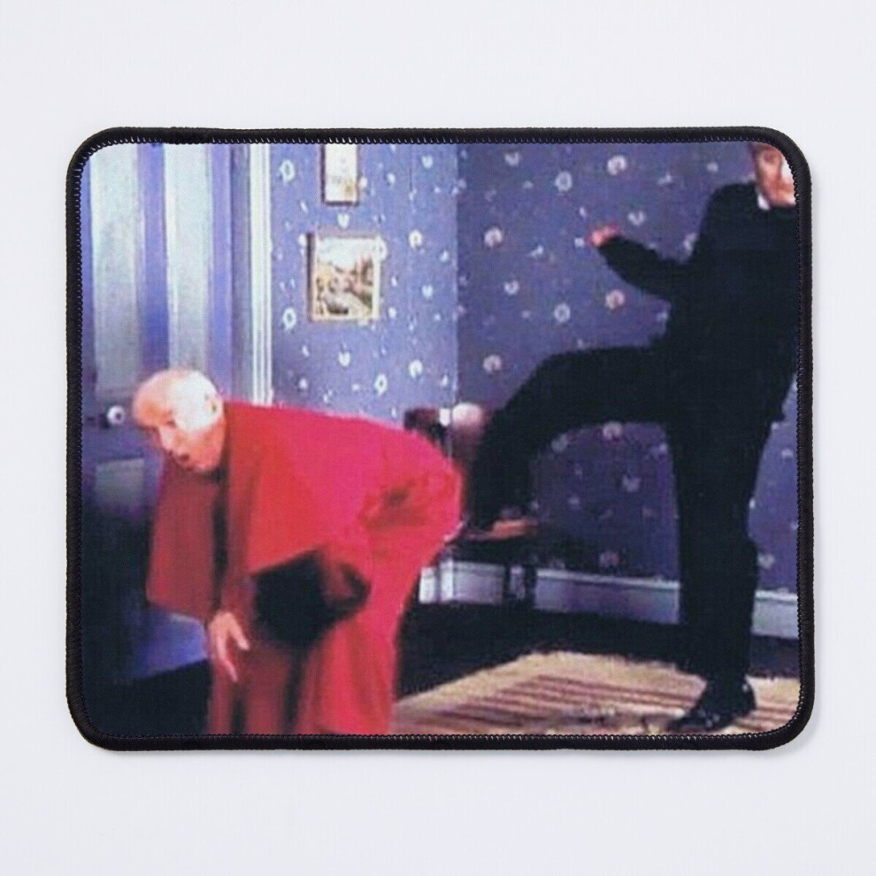Mouse Pad Father Ted - Framed Picture Of Bishop Brennan Being Kicked Up The Arse 11.8 X 9.8 Inch Computer Mat Gaming Office Mousepad 7802738197464