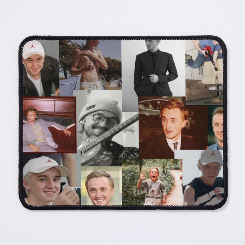 Mouse Pad Tom Felton Collage 11.8 X 9.8 Inch Computer Mat Gaming Office Mousepad 7802738186468