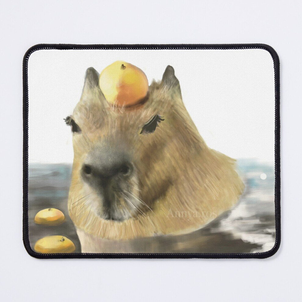 Mouse Pad Capybara 11.8 X 9.8 Inch Computer Mat Gaming Office Mousepad Orange 7802738192117