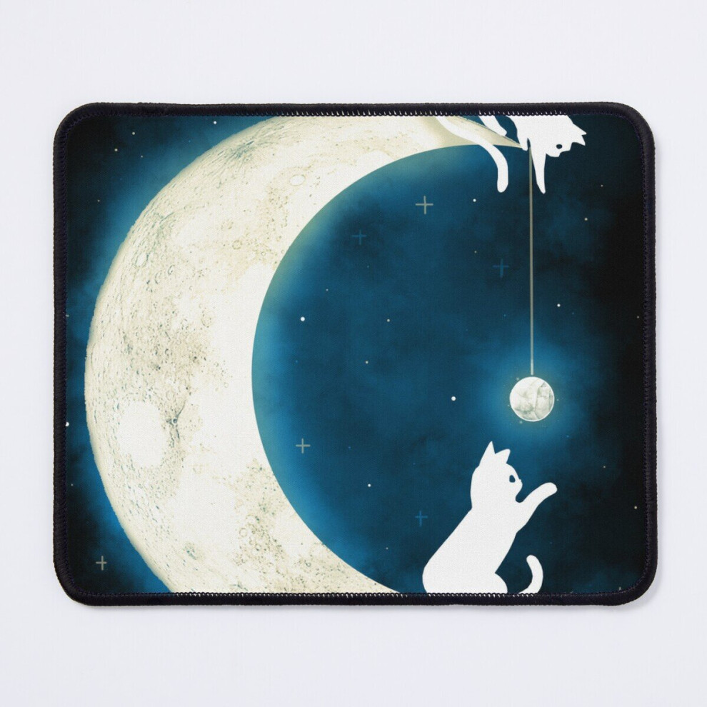 Mouse Pad Moon Cat 11.8 X 9.8 Inch Computer Mat Gaming Office Mousepad 7802738205879