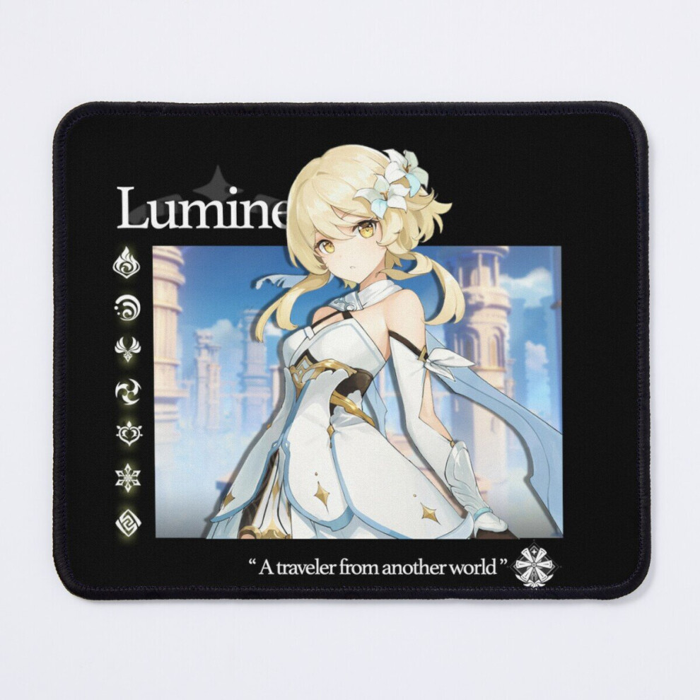 Mouse Pad Lumine - Genshin Impact 11.8 X 9.8 Inch Computer Mat Gaming Office Mousepad 7802738163551