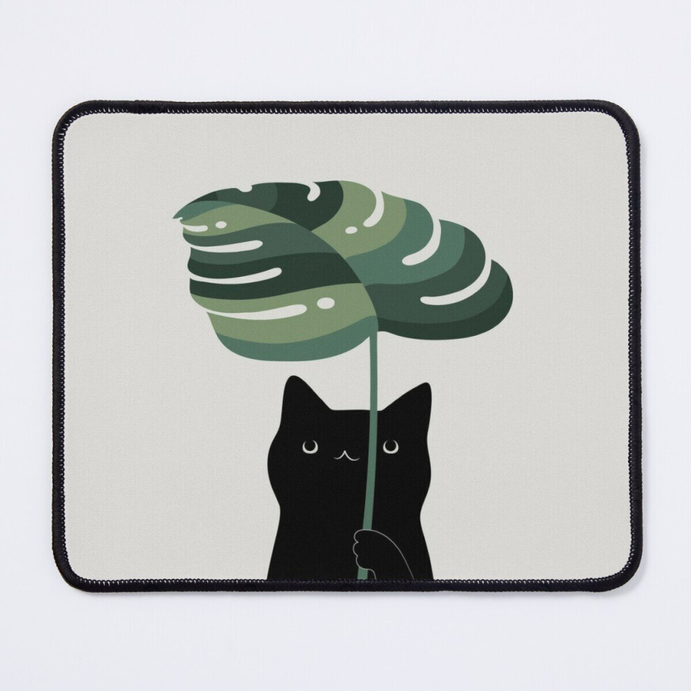 Mouse Pad Cat And Plant 16 11.8 X 9.8 Inch Computer Mat Gaming Office Mousepad 7802738109795