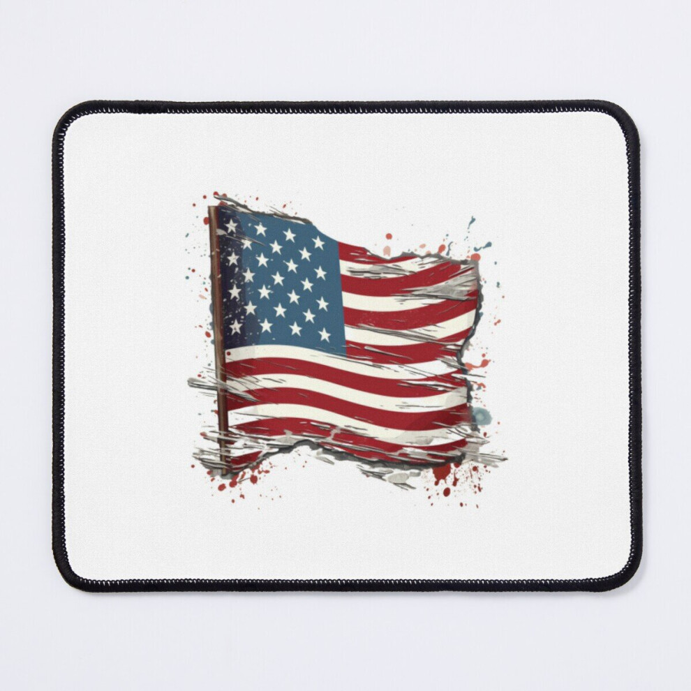 Mouse Pad American Flag 11.8 X 9.8 Inch Computer Mat Gaming Office Mousepad 7802738151909