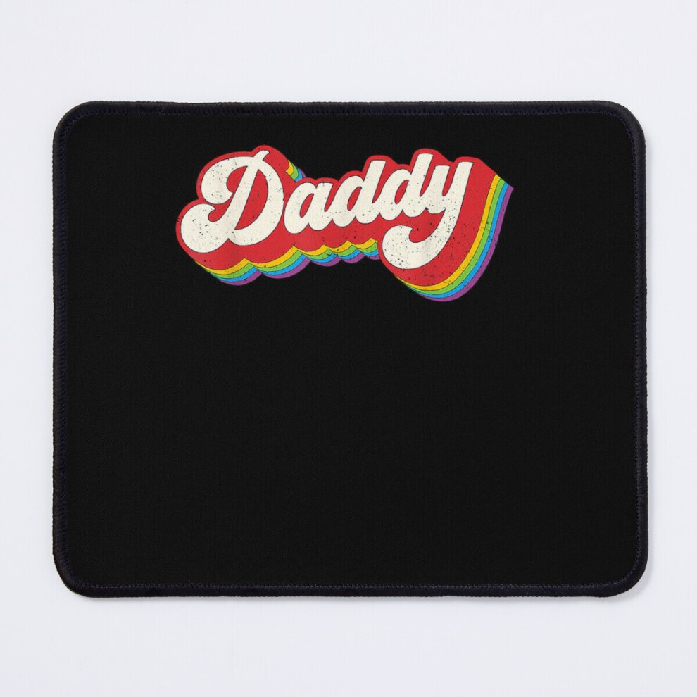 Mouse Pad Daddy Gay Pride Month Lgbtq Fathers Day Rainbow Flag Lgbt 11.8 X 9.8 Inch Computer Mat Gaming Office Mousepad 7802738167412