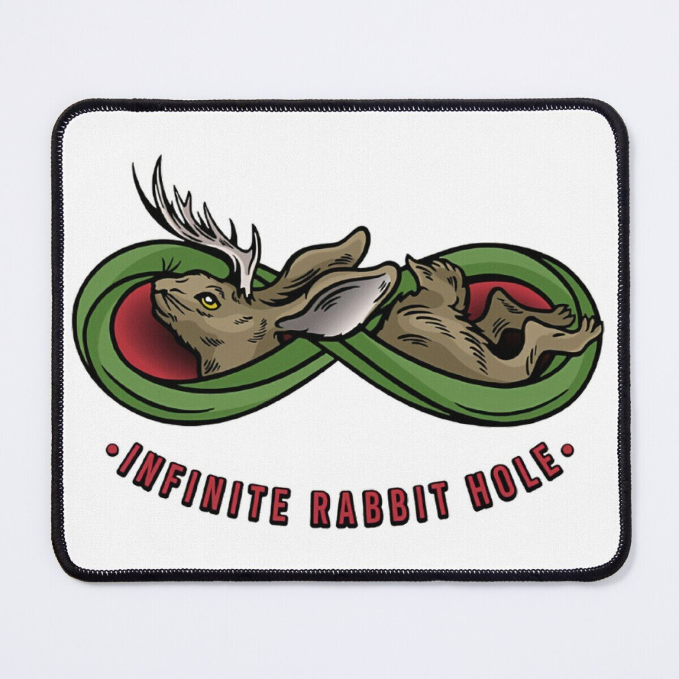 Mouse Pad Infinite Rabbit Hole Logo 11.8 X 9.8 Inch Computer Mat Gaming Office Mousepad 7802738200287