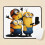 Mouse Pad Minions 11.8 x 9.8 inch Computer Mat Gaming Office Mousepad 2