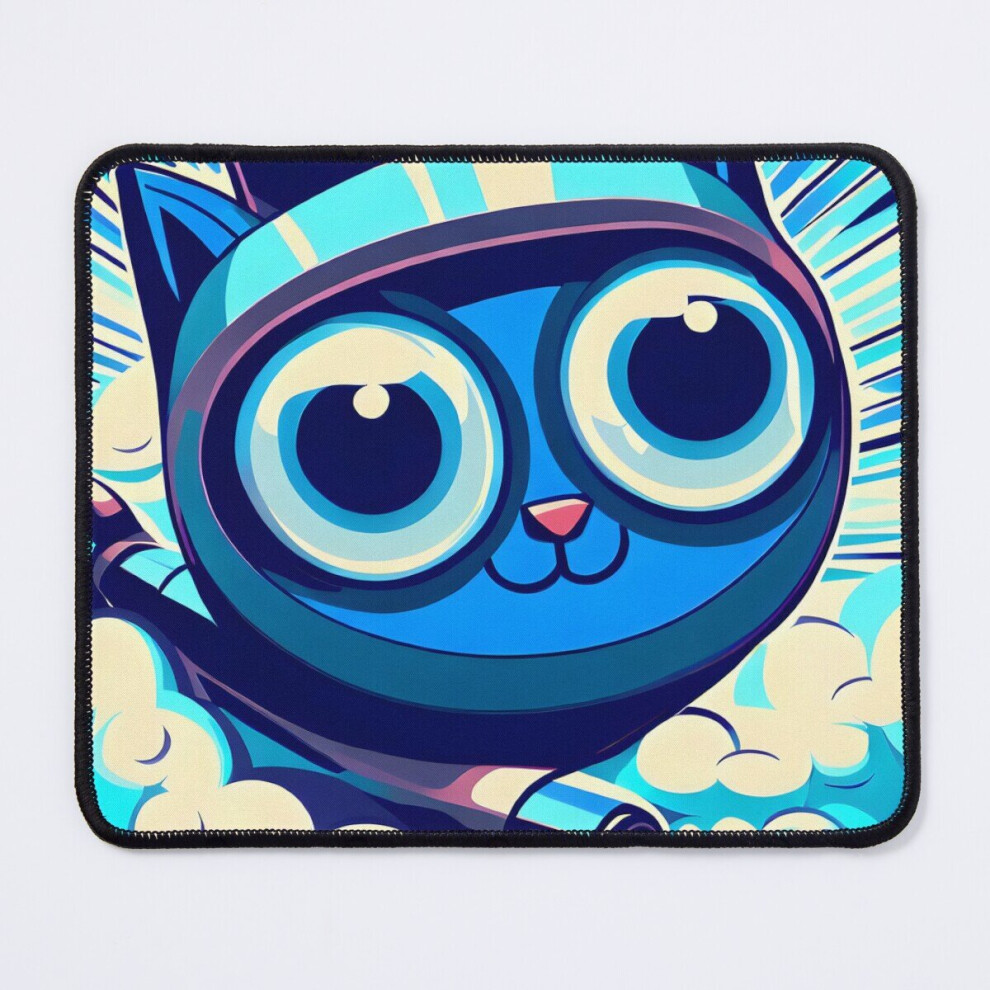 Mouse Pad Rocket Kitty - Cool 11.8 X 9.8 Inch Computer Mat Gaming Office Mousepad 7802738165470
