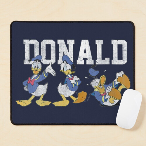 Mouse Pad Donald Duck Pose Lineup 11.8 x 9.8 inch Computer Mat Gaming Office Mousepad 1