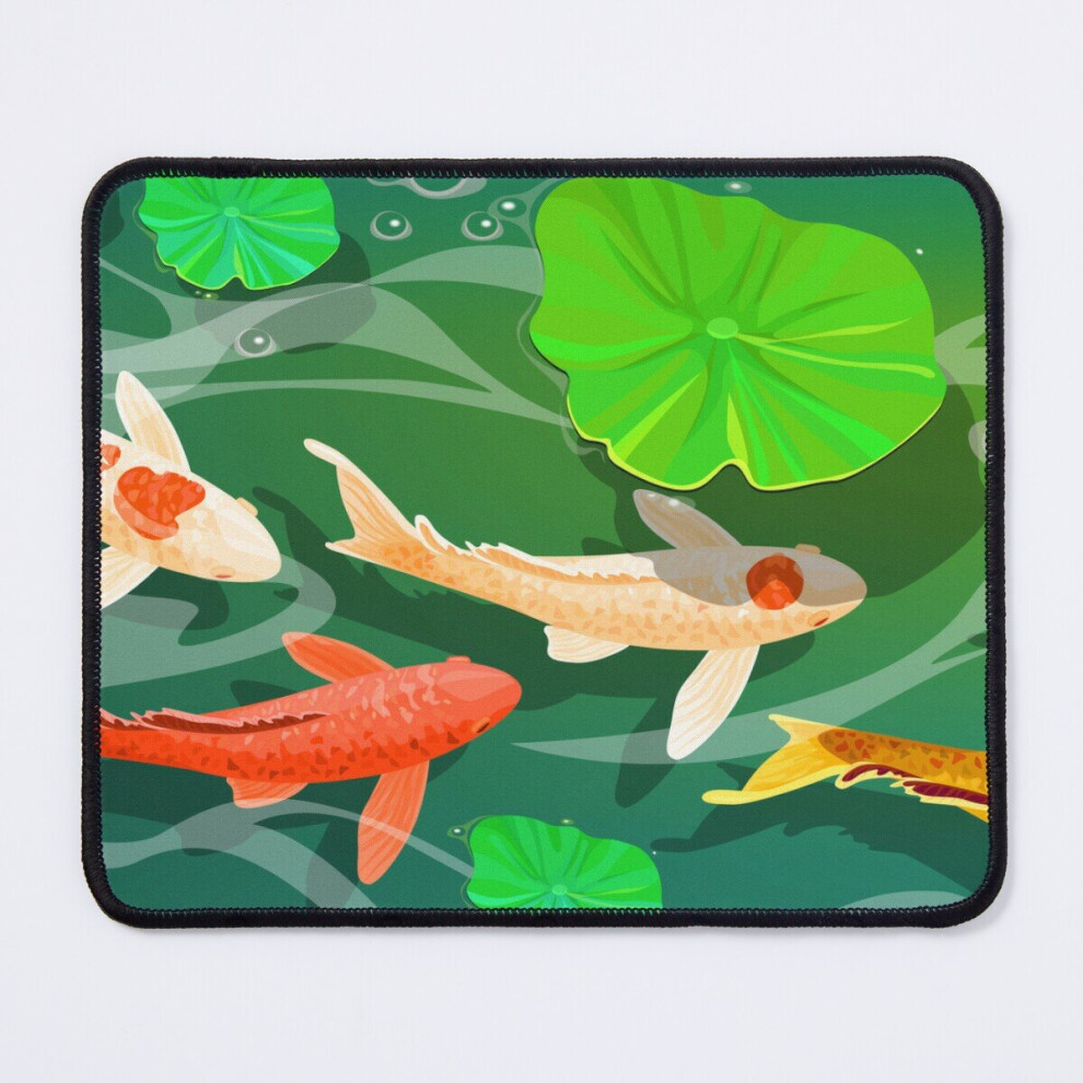 Mouse Pad Koi Fish 11.8 X 9.8 Inch Computer Mat Gaming Office Mousepad 7802738163162