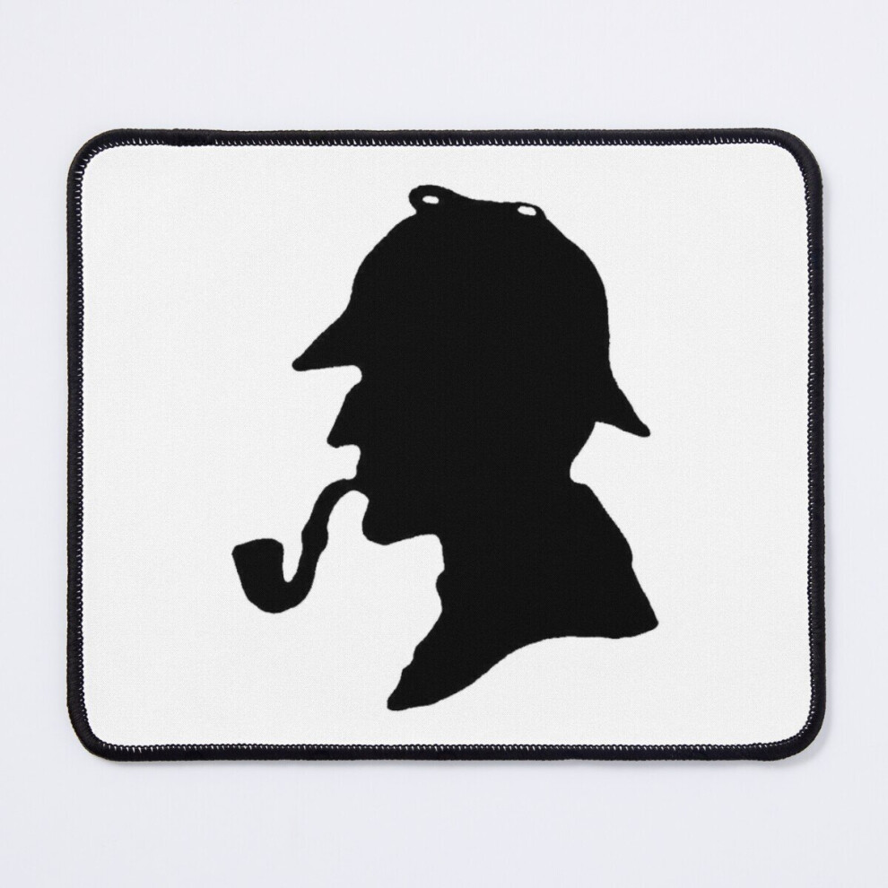 Mouse Pad Vintage Photograp Sherlock Holmes Silhouette Awesome For Music Fan 11.8 X 9.8 Inch Computer Mat Gaming Office Mousepad 7802738163186