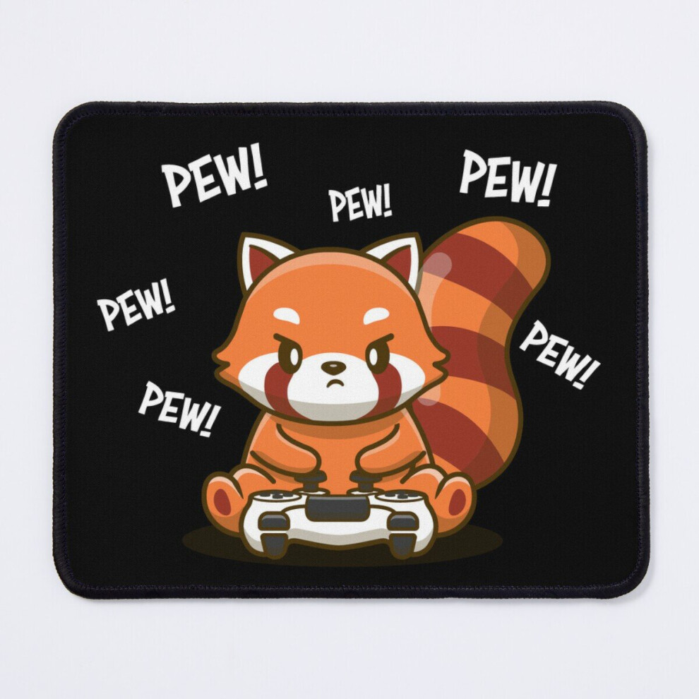 Mouse Pad Panda 11.8 X 9.8 Inch Computer Mat Gaming Office Mousepad Red 7802738133158