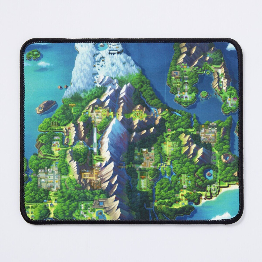 Mouse Pad Sinnoh Map 11.8 X 9.8 Inch Computer Mat Gaming Office Mousepad 7802738128154