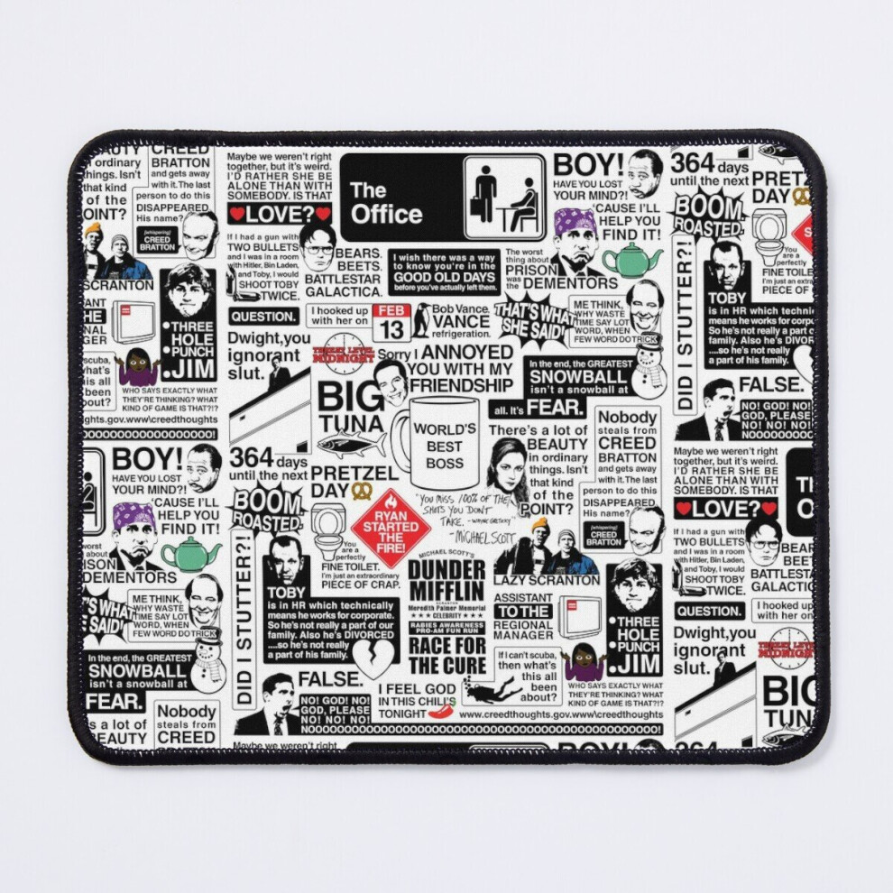 Mouse Pad The Office Quotes 11.8 X 9.8 Inch Computer Mat Gaming Office Mousepad 7802738109757