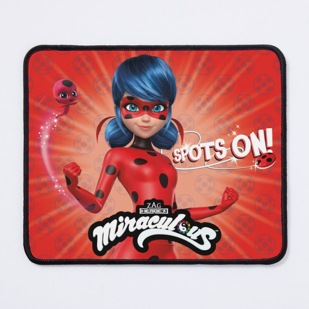 Mouse Pad Miraculous Ladybug - Character Focus Ladybug Spots On 11.8 X 9.8 Inch Computer Mat Gaming Office Mousepad 7802738130607