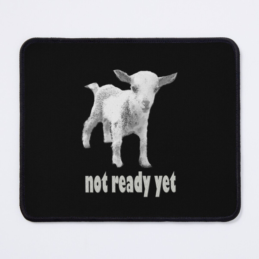 Mouse Pad Severance Goat Not Ready Yet 11.8 X 9.8 Inch Computer Mat Gaming Office Mousepad White 7802738200034