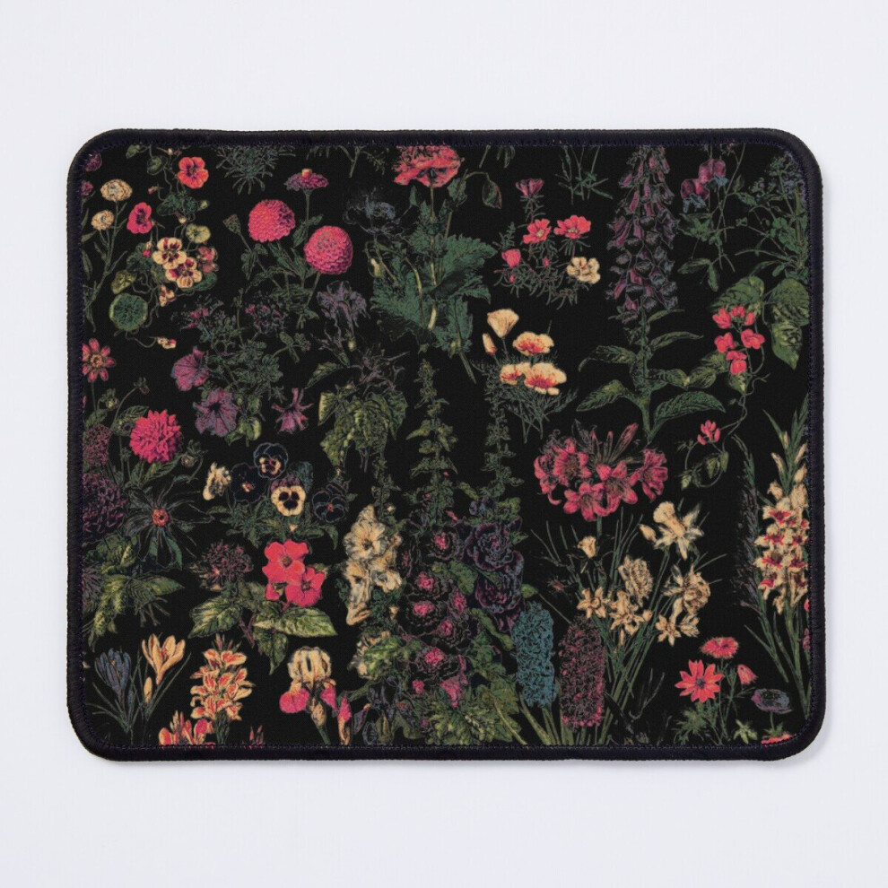 Mouse Pad Midnight Floral 11.8 X 9.8 Inch Computer Mat Gaming Office Mousepad 7802738139372