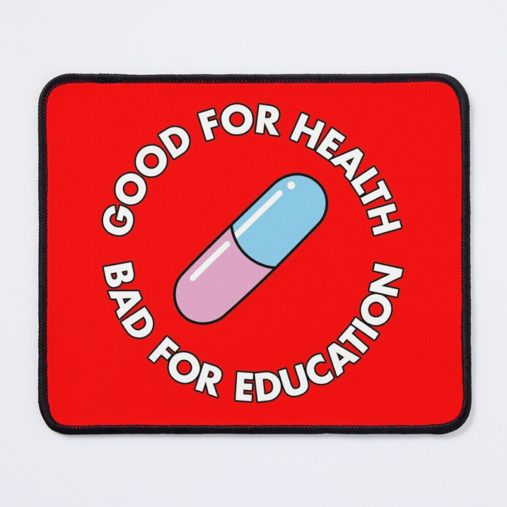 Bearlad Mouse Pad Akira Pill - Kaneda Jacket - Good For Health Bad For Education 11.8 X 9.8 Inch Computer Mat Gaming Office Mousepad