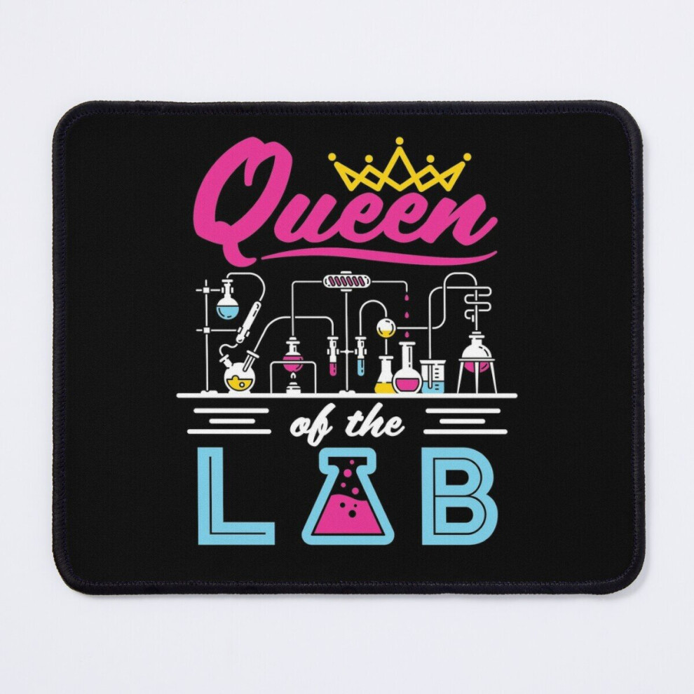 Mouse Pad Queen Of The Lab Laboratory Technician Scientist Women Girls 11.8 X 9.8 Inch Computer Mat Gaming Office Mousepad 7802738125627
